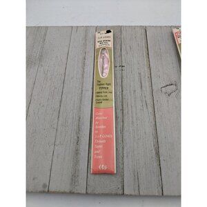 Vintage J&P Coats Neck Opening Metal Zipper 16" Light LT Pink 30